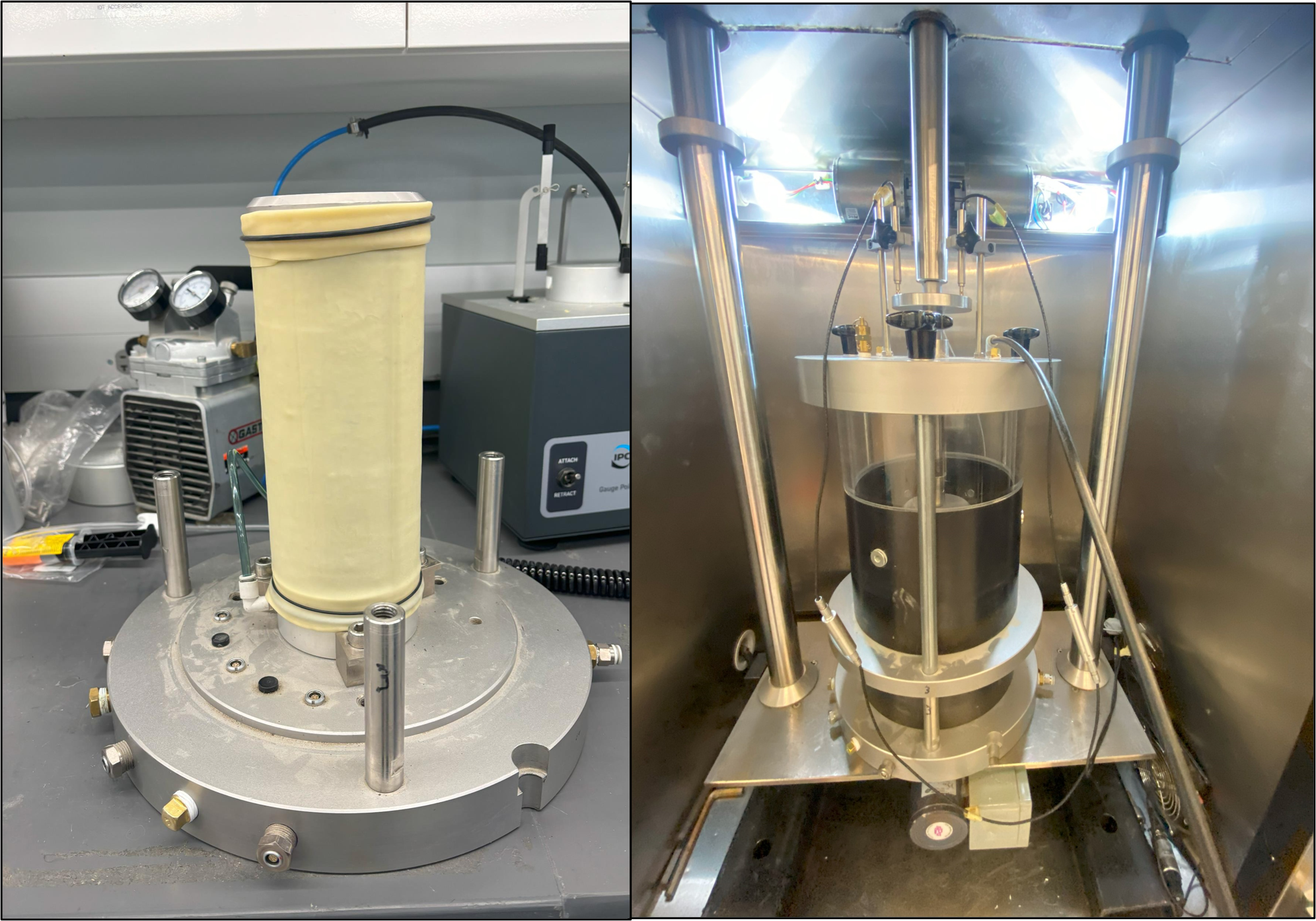 Resilient modulus test