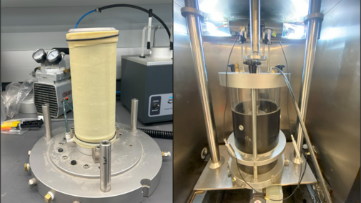Resilient modulus test